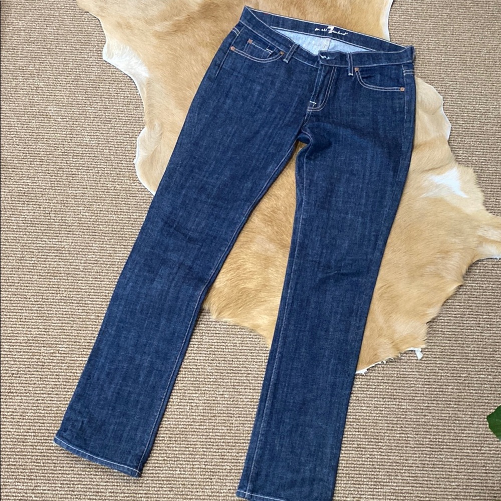 7 for All Mankind Women's Blue Jeans